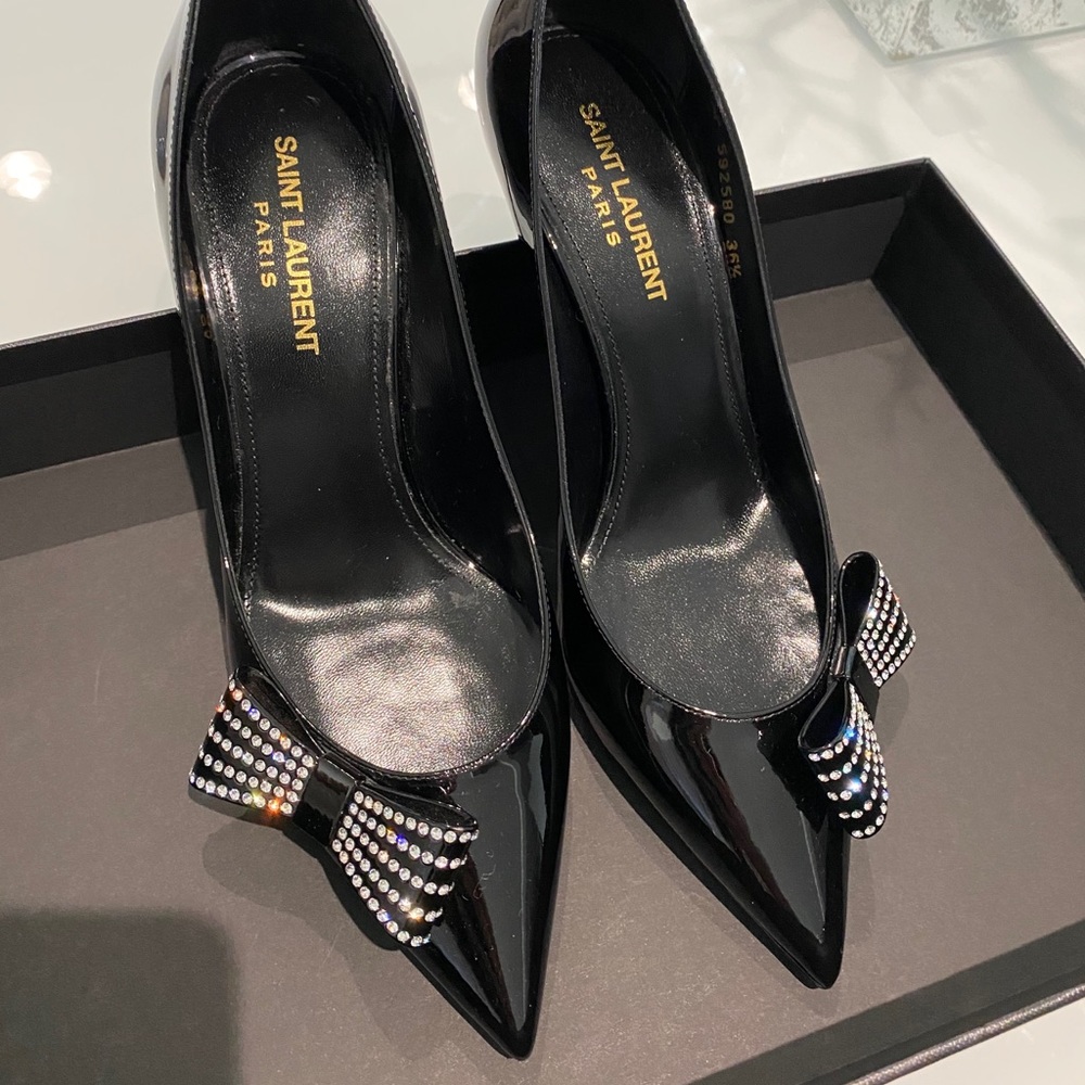 Gorgeous Patent Leather Saint Laurent heels